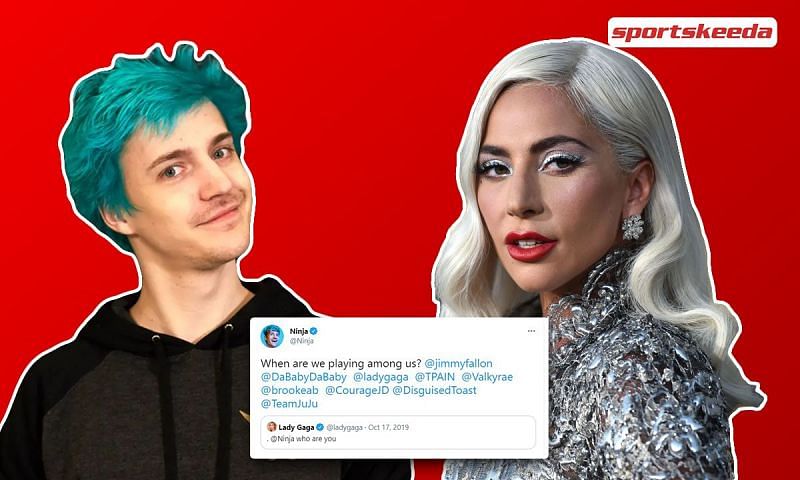 Ninja Takes A Subtle Jibe At Lady Gaga For Her 19 Tweet Invites Her To A Game Of Among Us