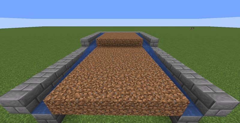 Water streams (Image via Minecraft)