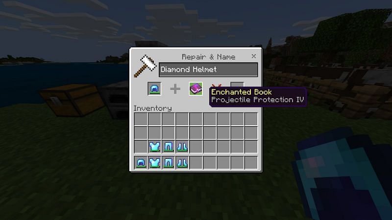 Projectile protection minecraft что это