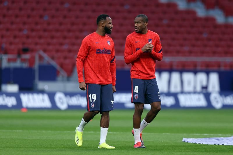 Moussa Dembele in training with Atletico Madrid