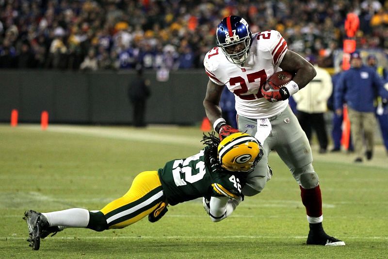 Brandon Jacobs with the New York Giants