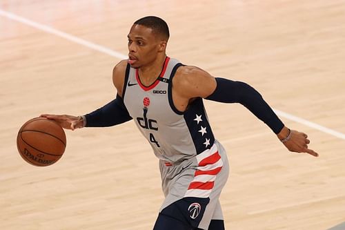 Russell Westbrook with the Washington Wizards