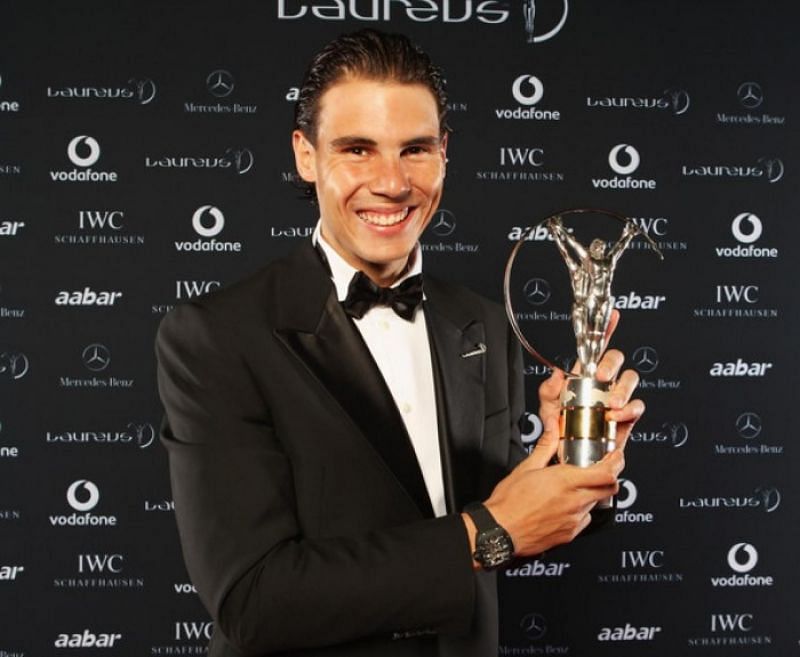 Rafael Nadal won the 2014 Laureus award for 'Comeback of the Year'