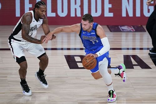 Dallas Mavericks star Luka Doncic vs Kawhi Leonard of the LA Clippers