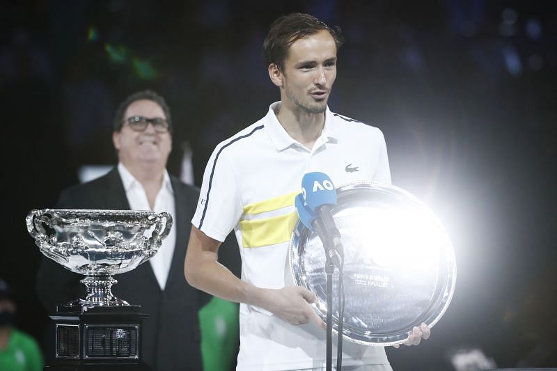 Daniil Medvedev finished as the runner-up at this year's Australian Open