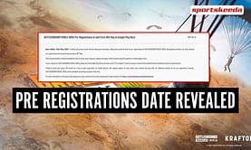 Battlegrounds Mobile India (PUBG Mobile) official pre-registration date revealed