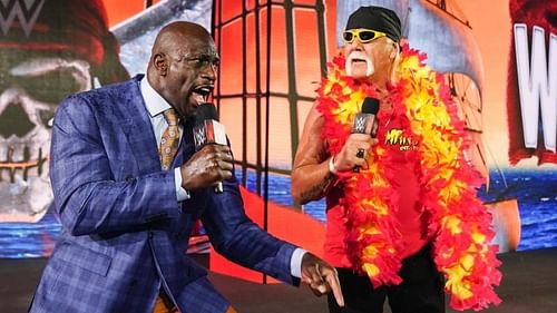Hulk Hogan and Titus O'Neil were the hosts of WrestleMania 37