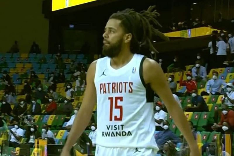 J. Cole playing for the Rwanda Patriots BBC