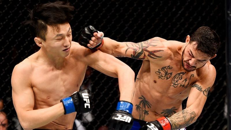 Doo Ho Choi (left); Cub Swanson (right)