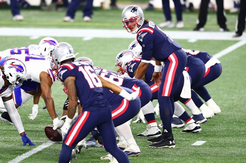 Cam Newton with the New England Patriots