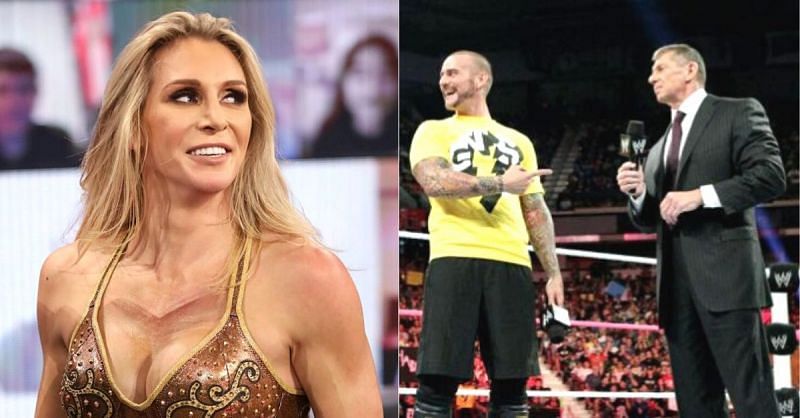 Charlotte Flair; CM Punk and Vince McMahon