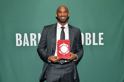 Kobe Bryant promotes his book "Training Camp (The Wizenard Series #1)" at Barnes & Noble.