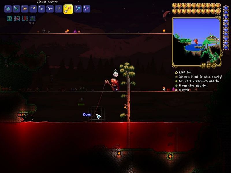 Spawning the Dreadnautilus in Terraria