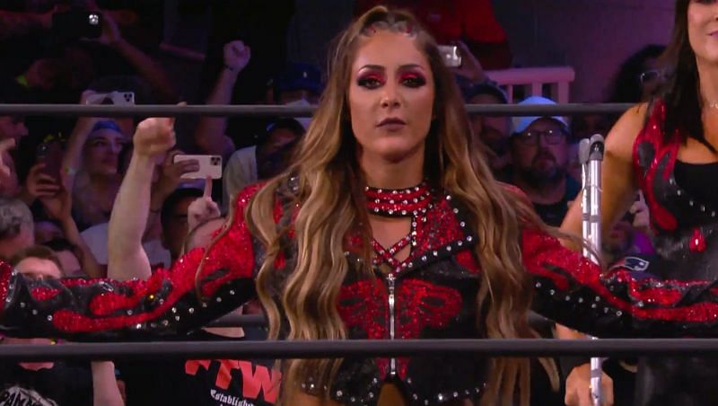 Britt Baker got one of the biggest pops at AEW Double or Nothing.