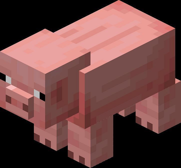 Breeding pigs in Minecraft