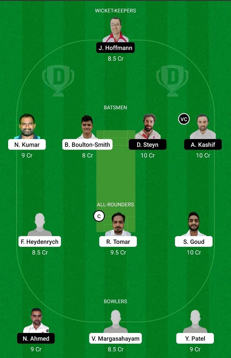 VCC vs BRG Dream11 Team