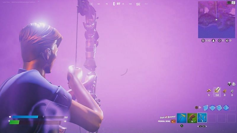 Players earn XP from surviving storms in Fortnite. Image via YouTube (Tabor Hill)