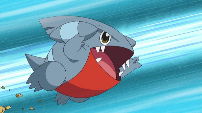 A Gible in the anime (Image via The Pokemon Company)