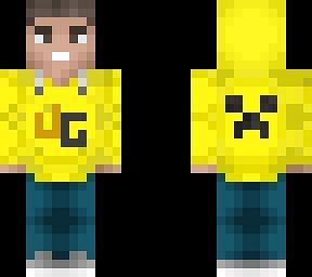 Techno Gamerz&#039;s skin (Image via Minecraft skins)