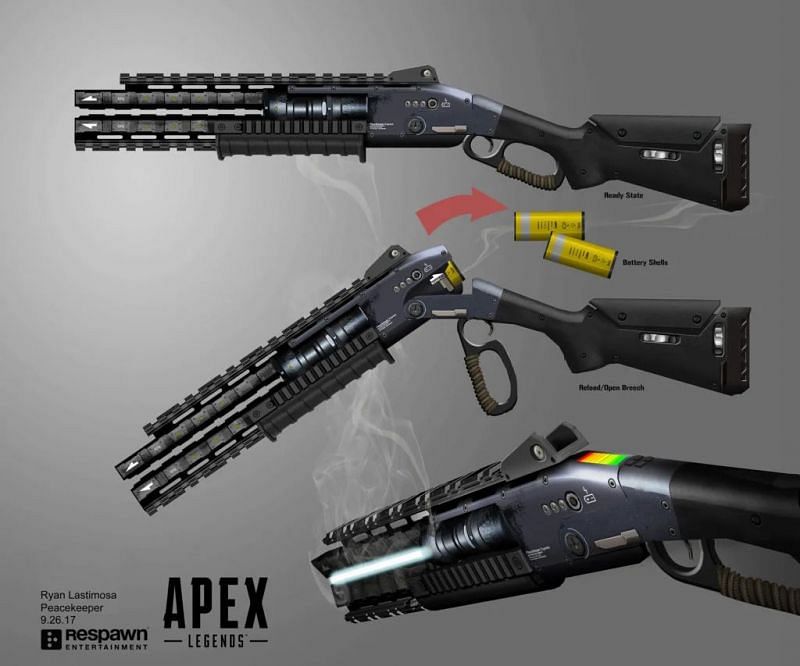 apex legends peacekeeper toy