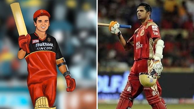 IPL 2021: Twitter in awe as artwork re-imagines Rahul Dravid in RCB kit
