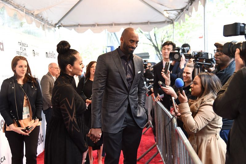 Kobe and Vanessa Bryant attend Tribeca Shorts: Animated Shorts, curated by Whoopi Goldberg, during the 2017 Tribeca Film Festival.