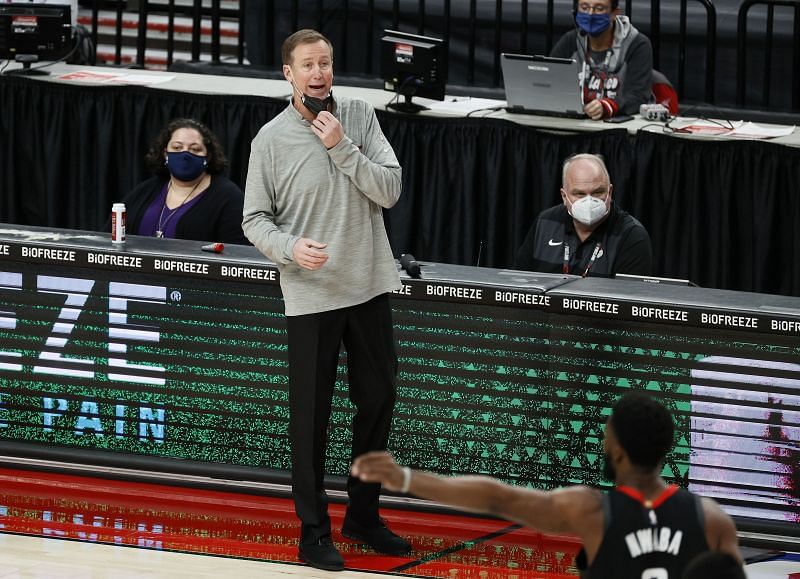 Head coach Terry Stotts of the Portland Trail Blazers