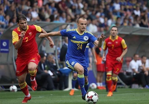 Balkan sides Bosnia and Montenegro lock horns in a friendly clash