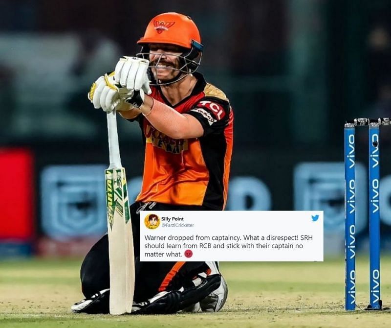 SRH fans are furious with the team management&#039;s decision to axe David Warner from captaincy