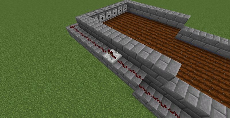 Add Redstone repeater (Image via Minecraft)