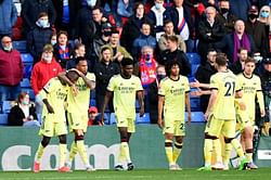 Crystal Palace 1-3 Arsenal: Gunners’ player ratings as injury-time goals spoil Hodgson’s Selhurst Park send-off | Premier League 2020-21