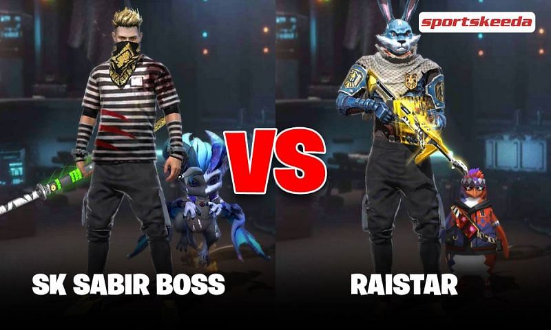 SK Sabir Boss and Raistar in Garena Free Fire