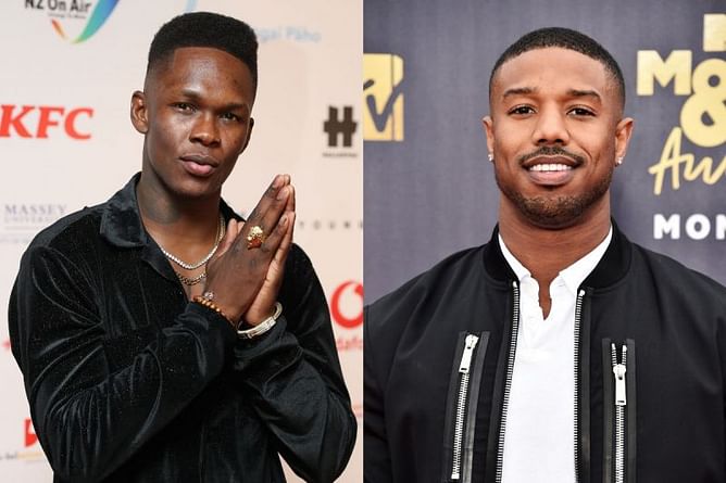 Israel Adesanya challenges Michael B. Jordan to a fight inside the Octagon