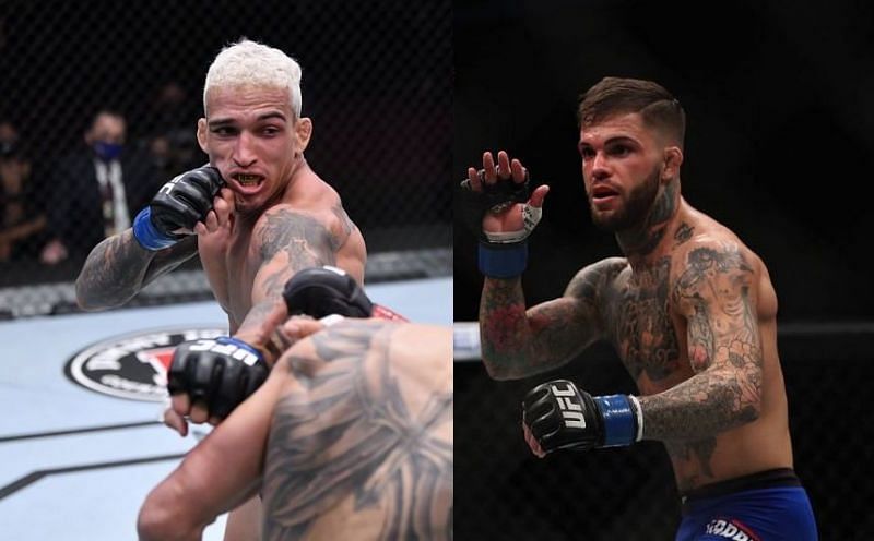 Charles Oliveira (left), Cody Garbrandt (right)