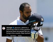 Hanuma Vihari slams fan for asking him to pay for COVID-19 relief alone