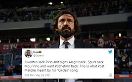 Twitter explodes as Andrea Pirlo is sacked as Juventus manager