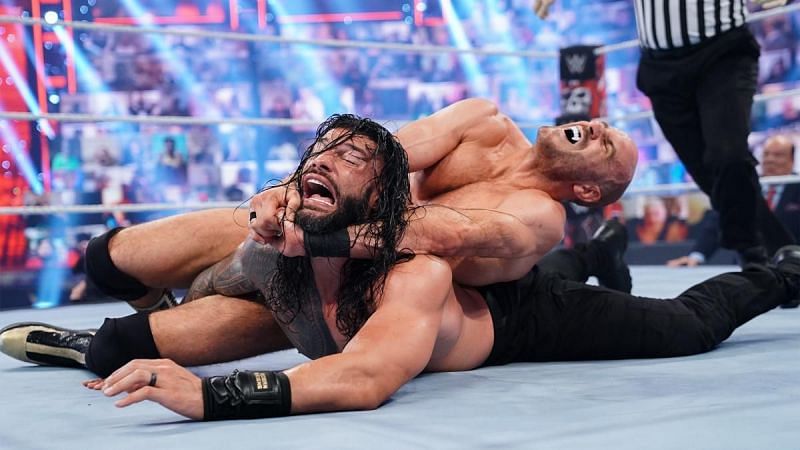 Cesaro delivered a great match against Roman Reigns