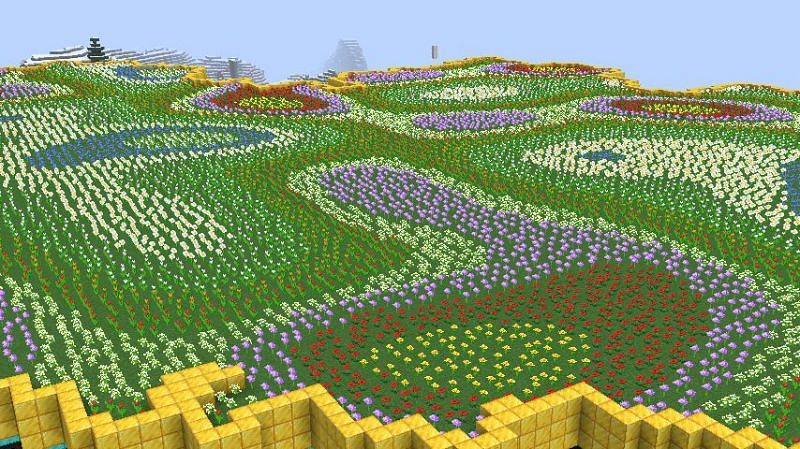 A beautiful field of flowers (Image via u/_MrRicoSuave on Reddit)