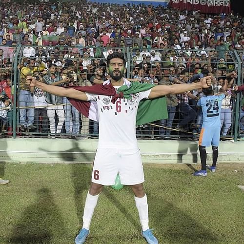 Ashutosh Mehta during his Mohun Bagan days (Image Courtesy: Ashutosh Mehta twitter)