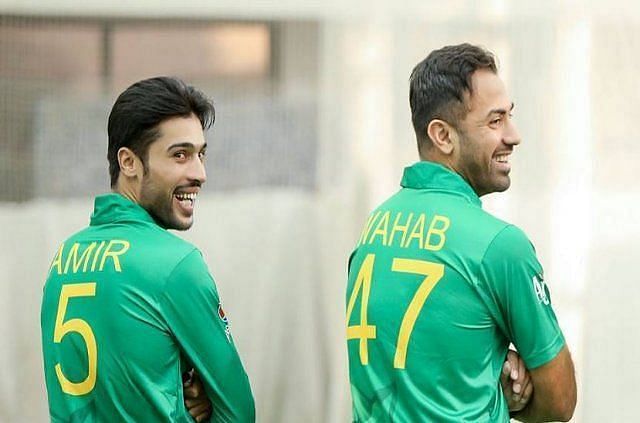 Mohammad Amir and Wahab Riaz