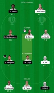 Dream11 Team for Brno Rangers vs Prague Spartans Vanguards - ECS T10 Prague 2021.