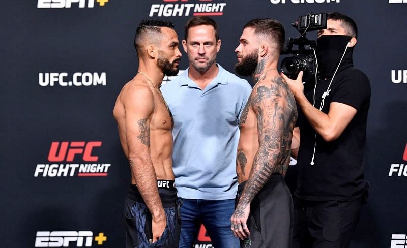 Rob Font (left); Cody Garbrandt (right)