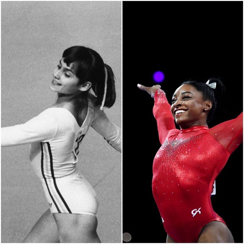 Who is the greater Olympian, Nadia Comăneci or Simone Biles?