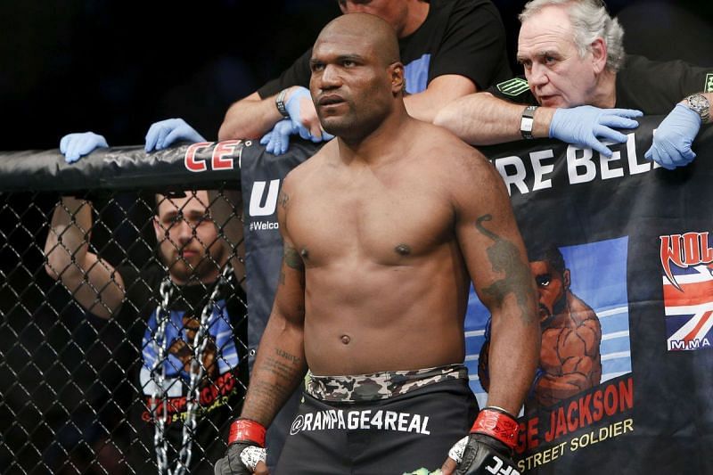 The UFC wasted no time in giving Rampage Jackson a title shot - he fought for the light heavyweight title in just his second UFC appearance.