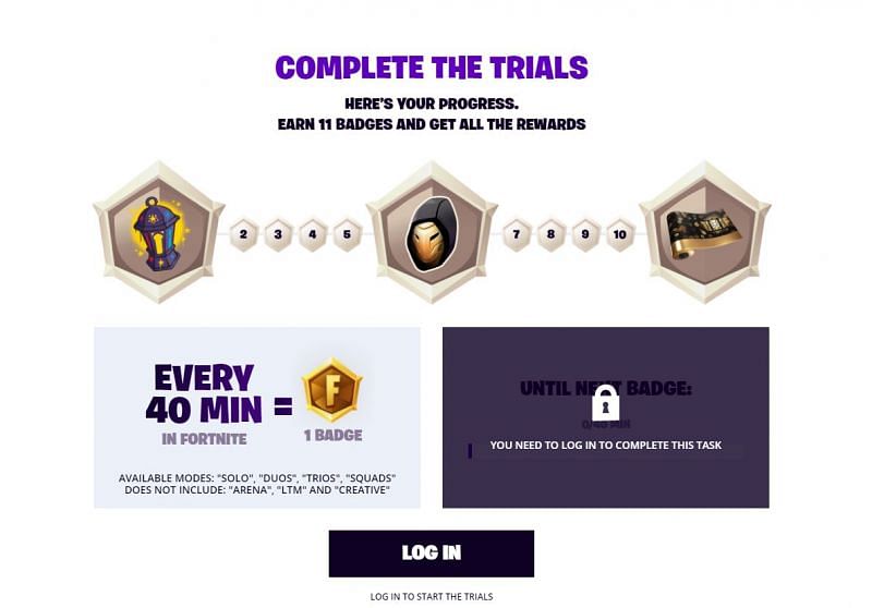 Free cosmetics which players can obtain in Fortnite (Image via LanternTrials)
