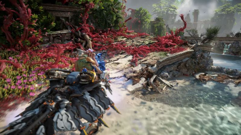 Red Blight in Horizon Forbidden West (Image via Sony)