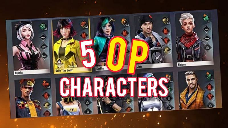 Listing the most overpowered characters in Free Fire as of May 2021