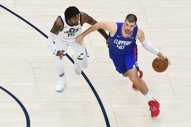 Ivica Zubac (#40) of the LA Clippers