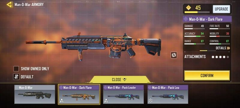 The Man-O-War Assault Rifle is lethal for mid-range duels