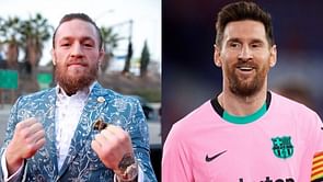 How does Conor McGregor's net worth compare with Lionel Messi's net worth?